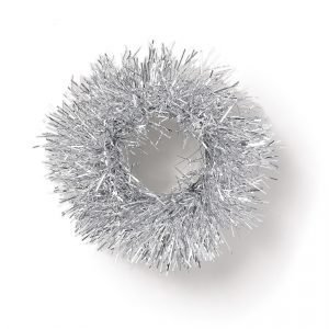 Gina Tricot Silver Tinsel Scrunchie Hiuslenkki Silver