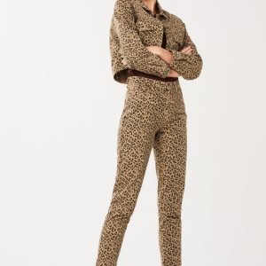 Gina Tricot Siri Leo Mom Jeans Farkut Leopard