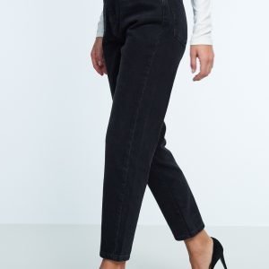 Gina Tricot Siri Mom Jeans Farkut Black