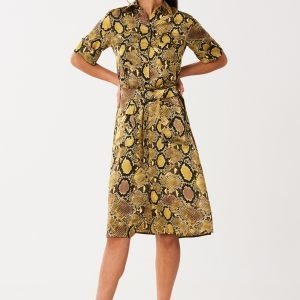 Gina Tricot Snakie Mekko Snakeprint Aop