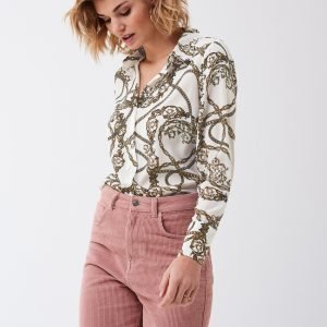 Gina Tricot Therece Shirt Paitapusero Chain / Aop