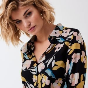 Gina Tricot Therece Shirt Paitapusero Collage Flower