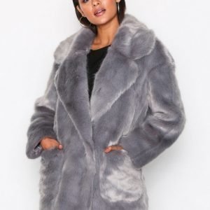 Glamorous Andrea Faux Fur Jacket Tekoturkki Grey