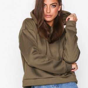 Glamorous Andrea Plain Hoodie Huppari Khaki