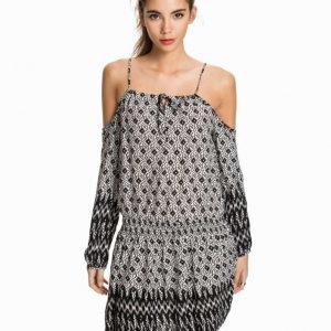 Glamorous Cold Shoulder Bohemian Dress