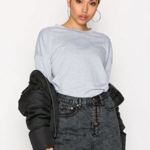 Glamorous Denim Skirt Minihame Charcoal