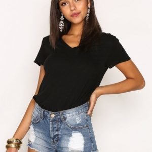 Glamorous Distressed Jeans Shorts Shortsit Mid Blue