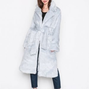 Glamorous Fur Wrap Coat Tekoturkki Light Grey