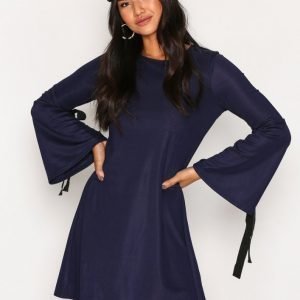 Glamorous Knot L / S Dress Loose Fit Mekko Navy