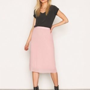 Glamorous Midi Skirt Midihame Dusty Pink