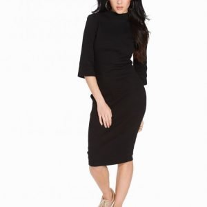 Glamorous Short Sleeve Bodycon Pitkähihainen Mekko Black