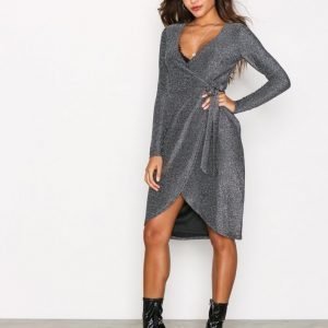 Glamorous Wrap Long Sleeve Dress Kotelomekko Hopea