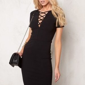 Goddiva Dress Black