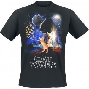 Goodie Two Sleeves Cat Wars T-paita