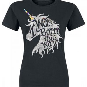 Goodie Two Sleeves I Was Born This Way Naisten T-paita