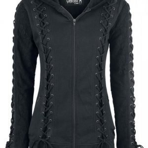 Gothicana By Emp Lace Hood Naisten Vetoketjuhuppari