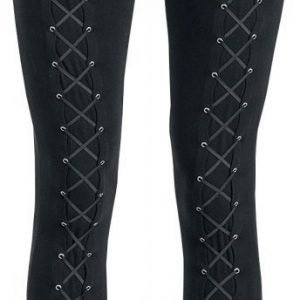 Gothicana By Emp Lace Up Front Leggings Naisten Legginsit