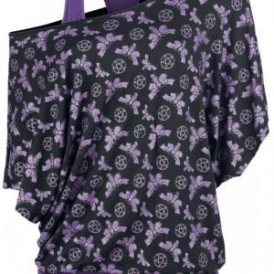 Gothicana By Emp Penta Moth Double Layer Naisten T-paita