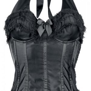 Gothicana By Emp Satin Queen Corset Top Korseletti