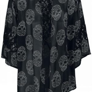 Gothicana By Emp Skull Chiffon Cardigan Neuletakki