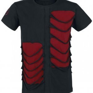 Gothicana By Emp Slashed Roundneck T-paita