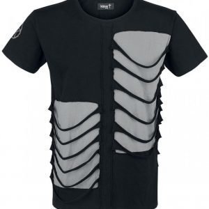 Gothicana By Emp Slashed Roundneck T-paita