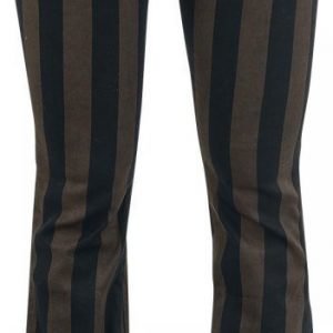 Gothicana By Emp Wide Stripe Grace Boot Cut Naisten Kangashousut