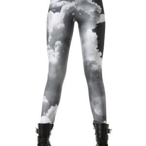 Grey Sky Cloud Leggings Tights