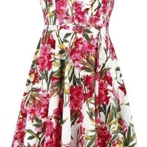 H&R London 50s Pink Maureen Floral Swing Dress Mekko