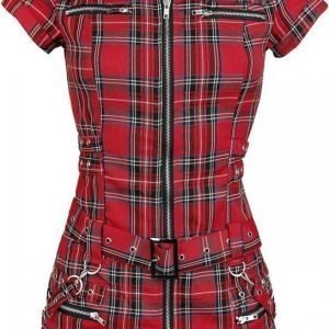 H&R London Red Black Tartan Mekko