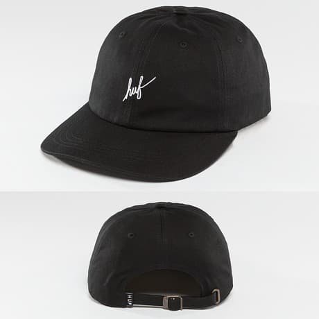 HUF Snapback Lippis Musta