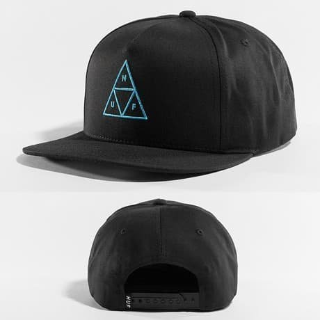 HUF Snapback Lippis Musta