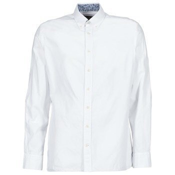 Hackett WHITE TEXT MULTI pitkähihainen paitapusero