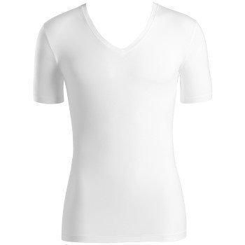 Hanro Cotton Superior Short-sleeved V-neck Top