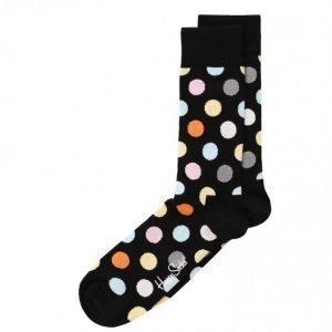 Happy Socks Big Dot Sock Sukat Musta