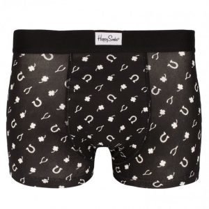 Happy Socks Lucky Trunk Bokserit Black