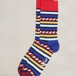 Happy Socks Stripes & Stripes Sock Sukat Sininen