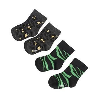 Happy socks Animal Sock Black 2 pakkaus