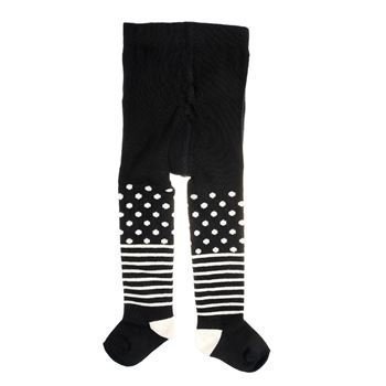 Happy socks Kids Tights Stripe Dots Black