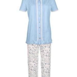 Harmony Pyjama Vaaleansininen / Royalsininen / Lehmuksenvihreä
