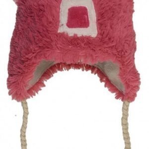 Hatley Lakki Fuzzy fleece hat Karhu Pinkki