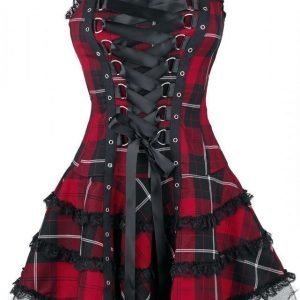 Hell Bunny Harley Tartan Dress Mekko