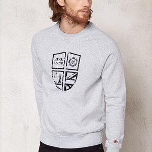 Henri Lloyd Dunstone Crew Sweat Light grey melange