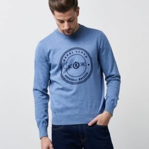 Henri Lloyd Hampton Regular Crew Neck Knit Frost Marl