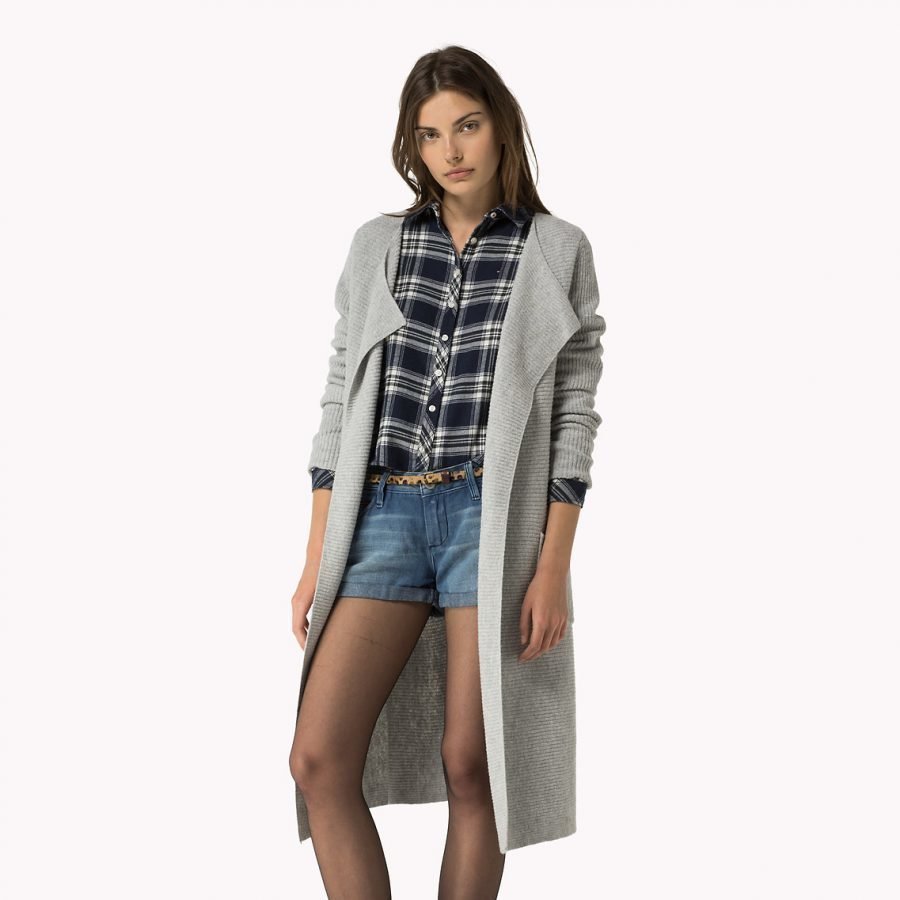 Hilfiger Denim Basic Long Cardigan Pitkä Neuletakki