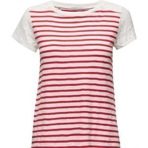 Hilfiger Denim Basic Stp Lace Cn Knit S/S 11
