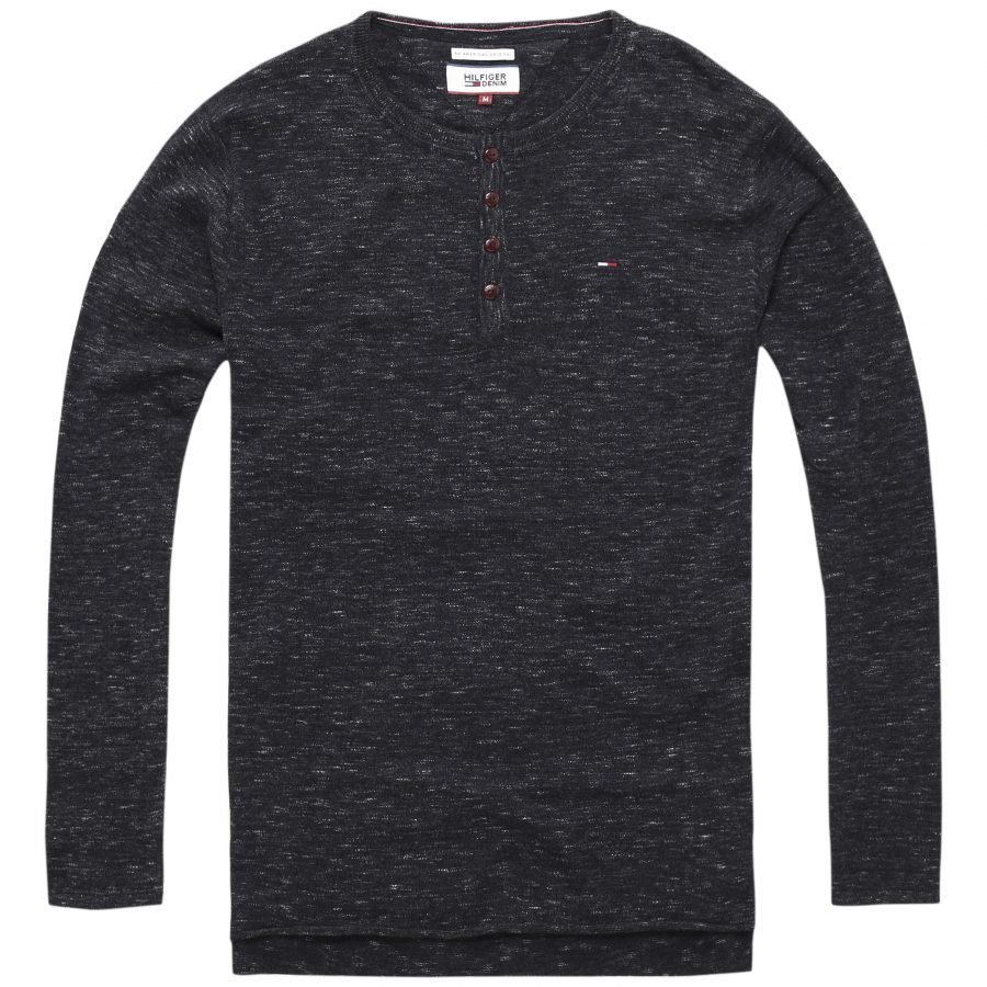 Hilfiger Denim Henley Ohut Neulepusero