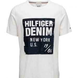 Hilfiger Denim Thdm Basic Cn T-Shirt S/S 27 lyhythihainen t-paita