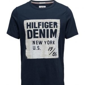Hilfiger Denim Thdm Basic Cn T-Shirt S/S 27 lyhythihainen t-paita