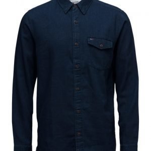 Hilfiger Denim Thdm Basic Indigo Texture Shirt L/S